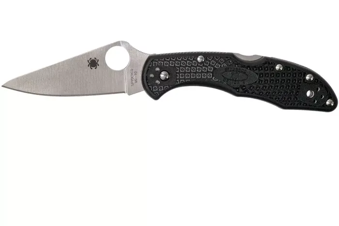 Ніж складаний Spyderco Delica 4 Flat Ground Black C11FPBK