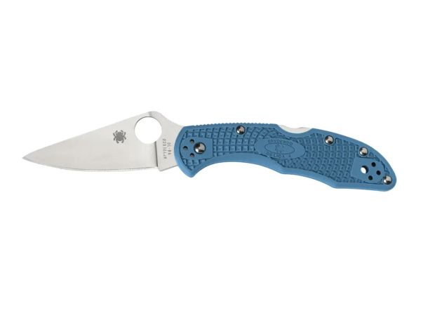 Ніж складаний Spyderco Delica 4 Flat Ground Blue C11FPBL