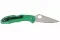 Ніж складаний Spyderco Delica 4 Flat Ground Green C11FPGR