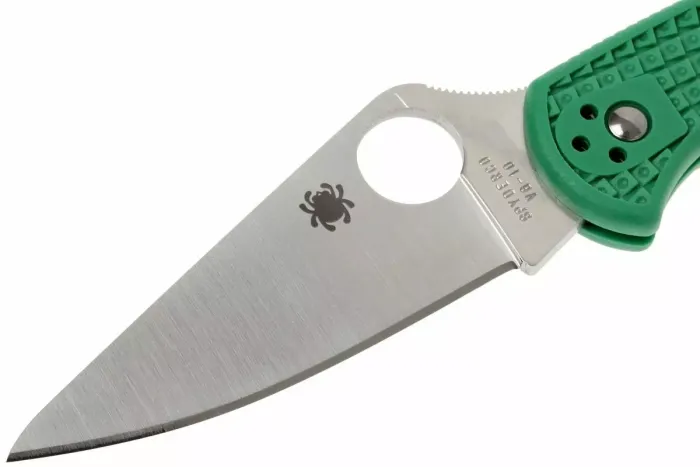 Ніж складаний Spyderco Delica 4 Flat Ground Green C11FPGR