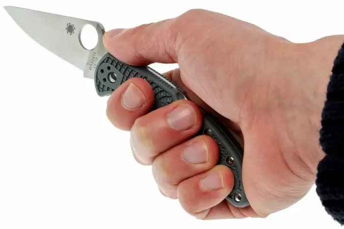 Ніж складаний Spyderco Delica 4 Flat Ground Grey C11FPGY