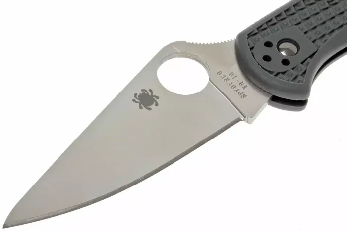Ніж складаний Spyderco Delica 4 Flat Ground Grey C11FPGY