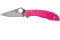 Ніж складаний Spyderco Delica 4 Flat Ground S30V Pink C11FPPNS30V
