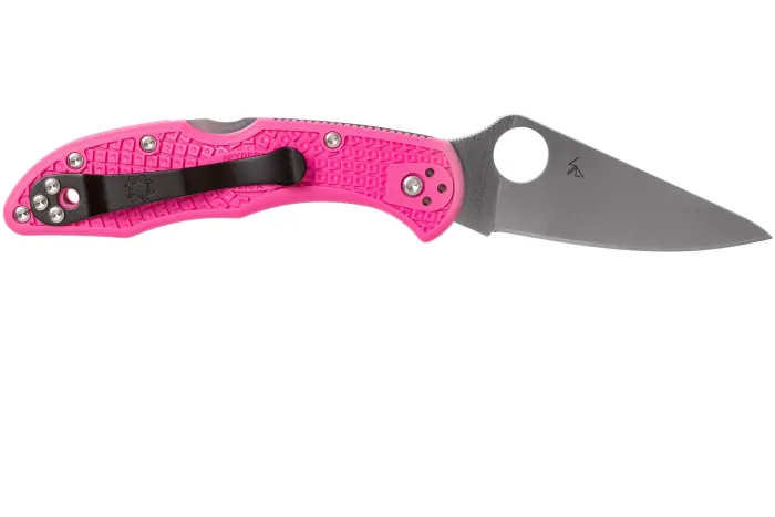 Ніж складаний Spyderco Delica 4 Flat Ground S30V Pink C11FPPNS30V