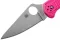 Ніж складаний Spyderco Delica 4 Flat Ground S30V Pink C11FPPNS30V