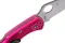 Ніж складаний Spyderco Delica 4 Flat Ground S30V Pink C11FPPNS30V