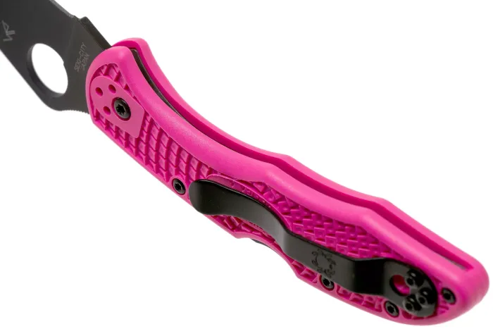 Ніж складаний Spyderco Delica 4 Flat Ground S30V Pink C11FPPNS30VB