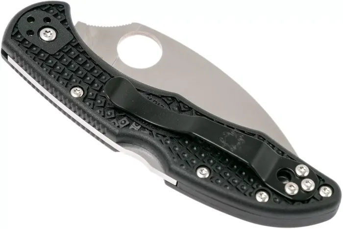 Ніж складаний Spyderco Delica 4 Flat Wharncliffe C11FPWCBK