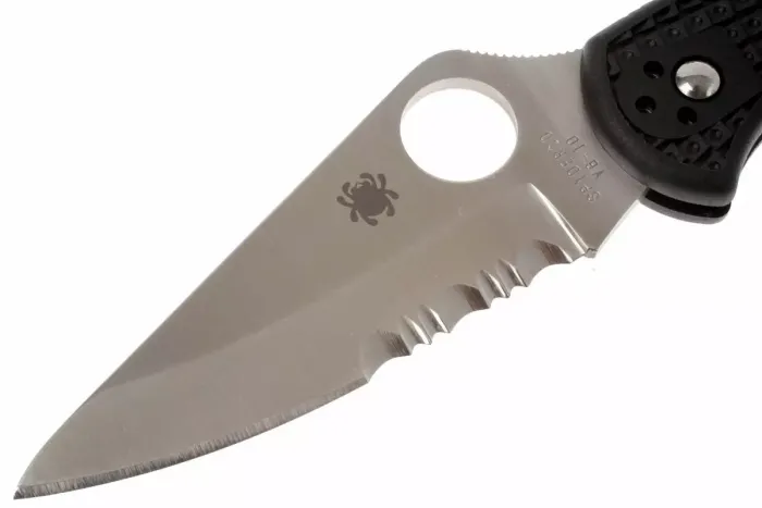 Ніж складаний Spyderco Delica 4 Partly Serrated C11PSBK