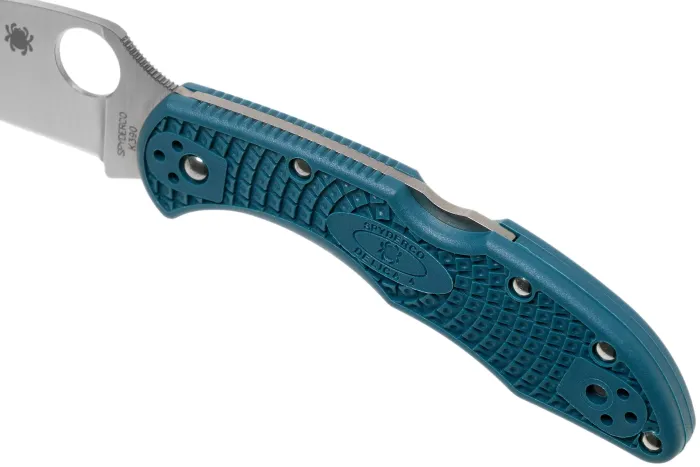 Ніж складаний Spyderco Delica 4 Wharncliffe K390 Blue C11FPWK390