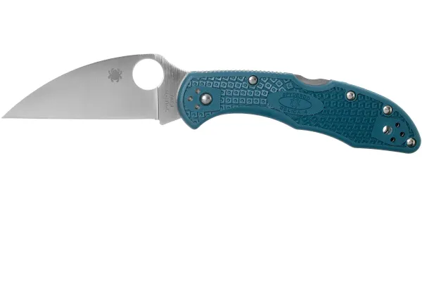 Ніж складаний Spyderco Delica 4 Wharncliffe K390 Blue C11FPWK390