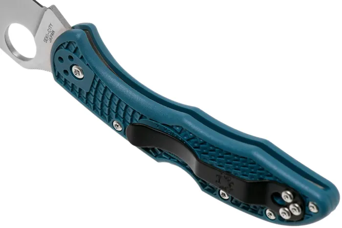 Ніж складаний Spyderco Delica 4 Wharncliffe K390 Blue C11FPWK390