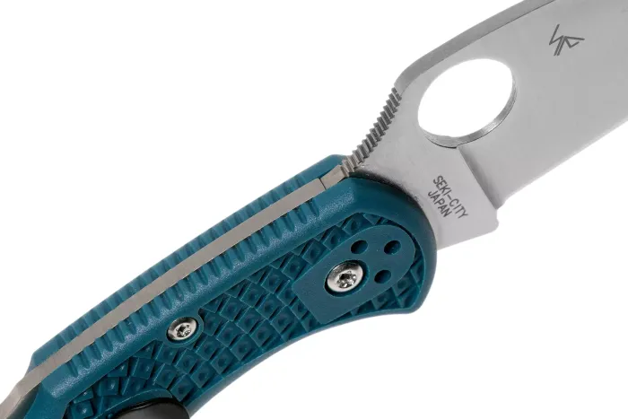 Ніж складаний Spyderco Delica 4 Wharncliffe K390 Blue C11FPWK390