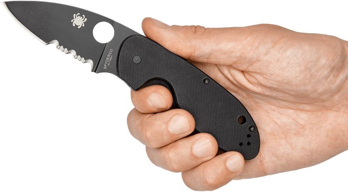 Ніж складаний Spyderco Efficient Black Blade C216GPSBBK