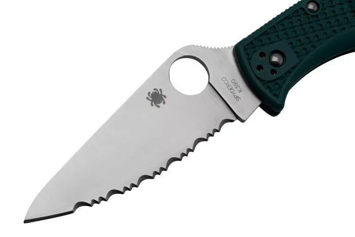 Ніж складаний Spyderco Endela Blue Serrated C243FSK390