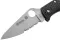 Ніж складаний Spyderco Endela Thin Red Line напівсерейтор C243FPSBKRD
