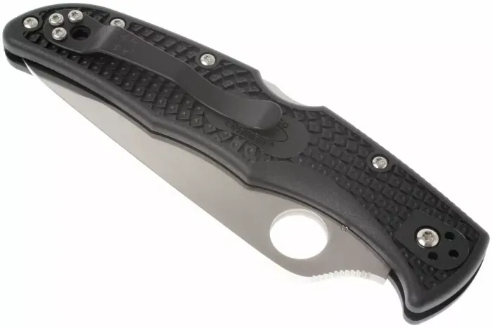 Ніж складаний Spyderco Endura 4 Partly Serrated Black C10PSBK