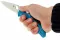 Ніж складаний Spyderco Endura 4 Flat Ground Blue C10FPBL