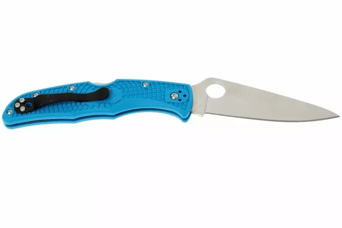 Ніж складаний Spyderco Endura 4 Flat Ground Blue C10FPBL