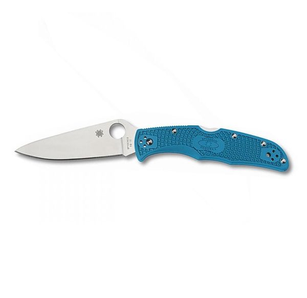 Ніж складаний Spyderco Endura 4 Flat Ground Blue C10FPBL