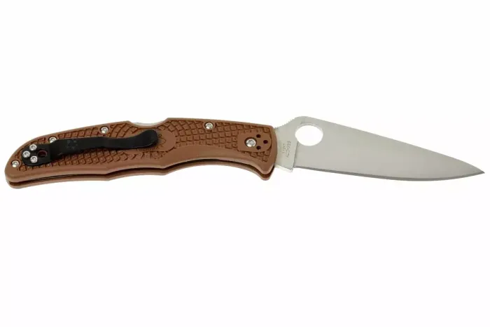 Ніж складаний Spyderco Endura 4 Flat Ground Brown C10FPBN