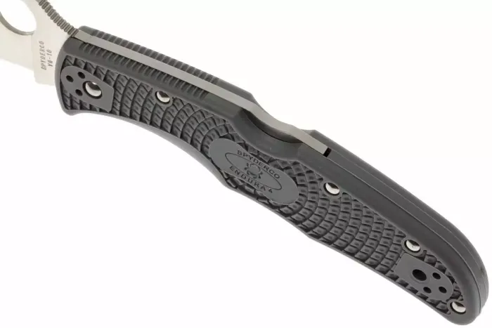 Ніж складаний Spyderco Endura 4 Flat Ground Grey C10FPGY