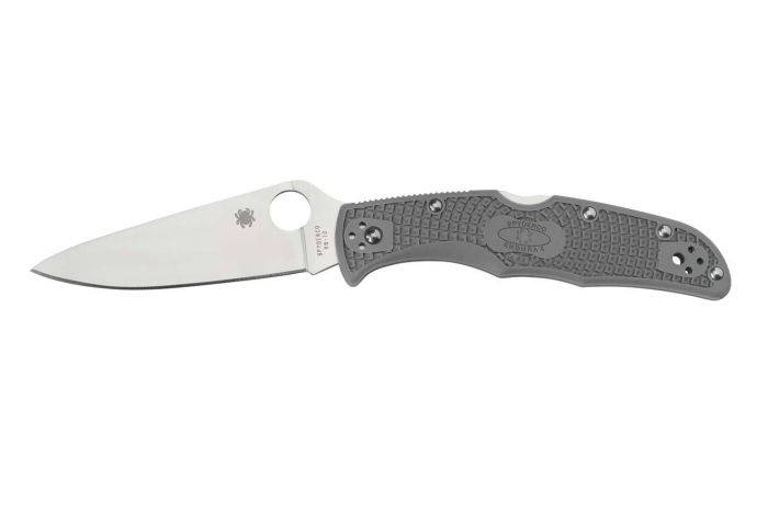 Ніж складаний Spyderco Endura 4 Flat Ground Grey C10FPGY