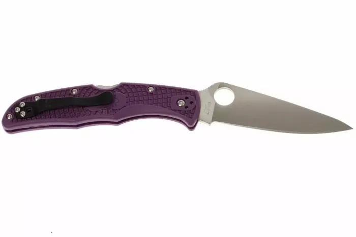Ніж складаний Spyderco Endura 4 Flat Ground Purple C10FPPR
