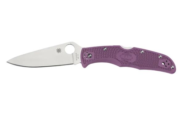 Ніж складаний Spyderco Endura 4 Flat Ground Purple C10FPPR