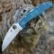Ніж складаний Spyderco Endura 4 Lightweight Wharncliffe K390 Blue C10FPWK390