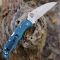 Ніж складаний Spyderco Endura 4 Lightweight Wharncliffe K390 Blue C10FPWK390