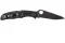 Ніж складаний Spyderco Endura 4 Partly Serrated Black C10PSBBK