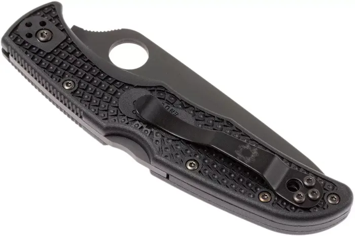 Ніж складаний Spyderco Endura 4 Partly Serrated Black C10PSBBK