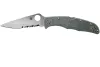 Ніж складаний Spyderco Endura 4 Partly Serrated Green C10PSFG