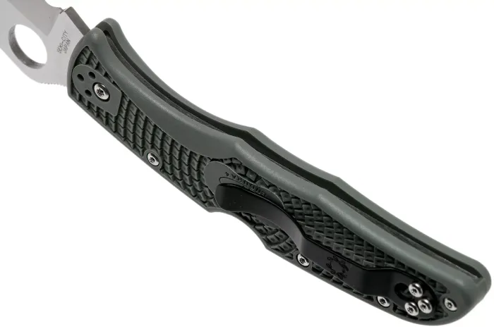 Ніж складаний Spyderco Endura 4 Partly Serrated Green C10PSFG