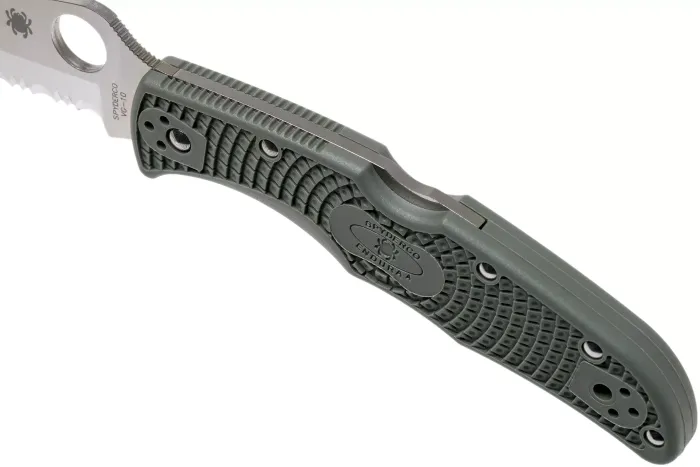 Ніж складаний Spyderco Endura 4 Partly Serrated Green C10PSFG