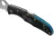Ніж складаний Spyderco Endura 4 Thin Blue Line Partly Serrated C10FPSBKBL