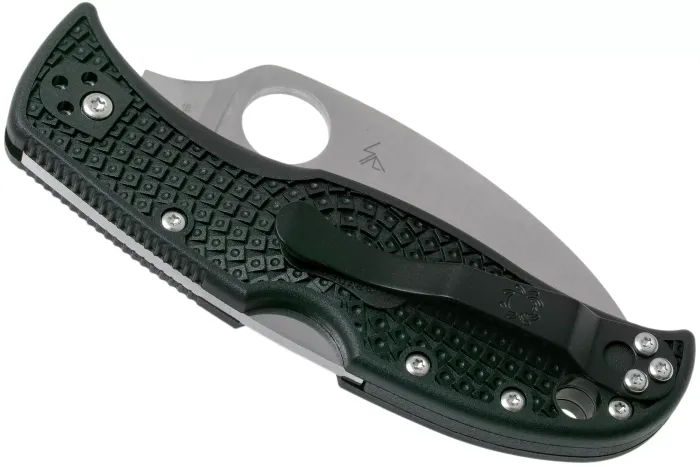 Ніж складаний Spyderco Leafjumper Lightweight Serrated VG-10 Black FRN C254SBK
