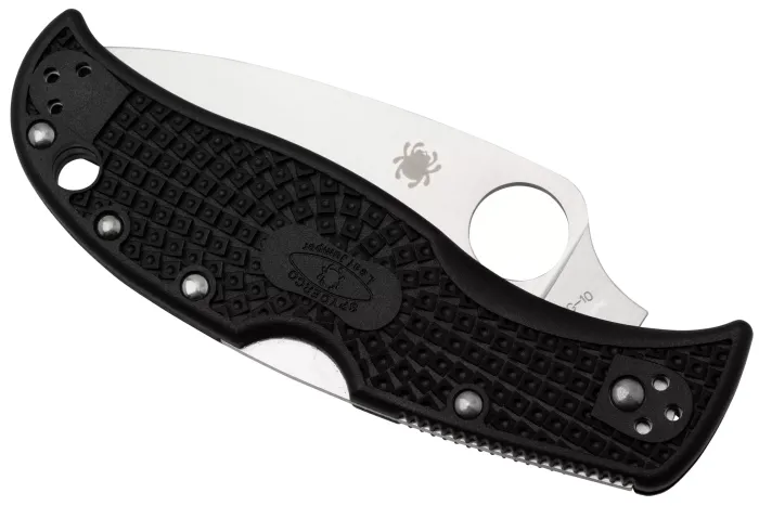 Ніж складаний Spyderco Leafjumper Lightweight Serrated VG-10 Black FRN C262SBK