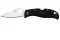 Ніж складаний Spyderco Leafjumper Lightweight Serrated VG-10 Black FRN C262SBK