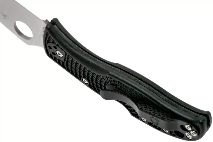 Ніж складаний Spyderco Leafjumper Lightweight VG-10 Black FRN C254PBK