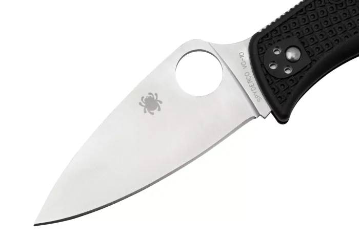 Ніж складаний Spyderco Leafjumper Lightweight VG-10 Black FRN C262PBK