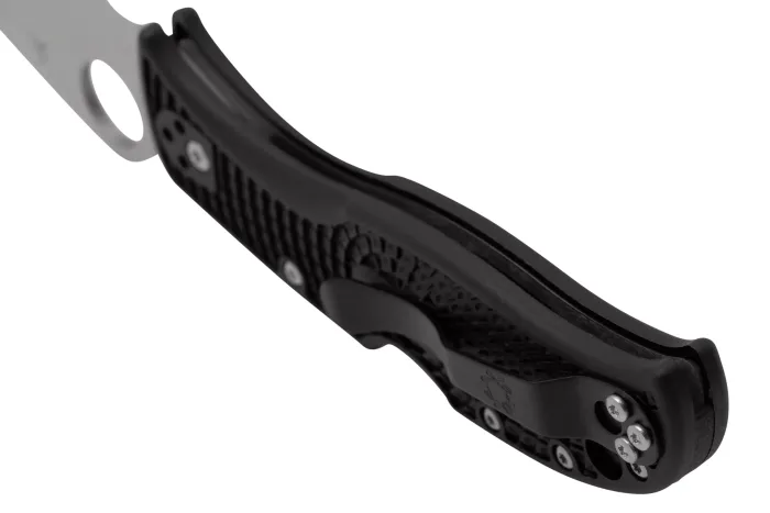 Ніж складаний Spyderco Leafjumper Lightweight VG-10 Black FRN C262PBK