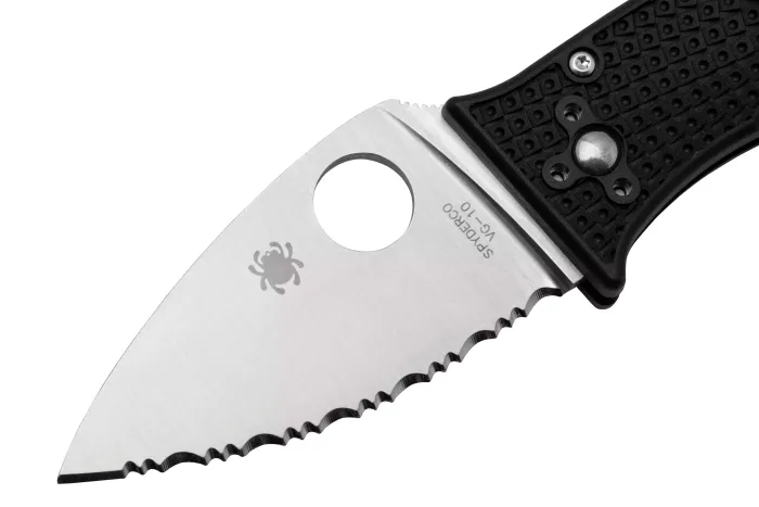 Ніж складаний Spyderco Lil Temperance 3 Lightweight Serrated C69SBK3