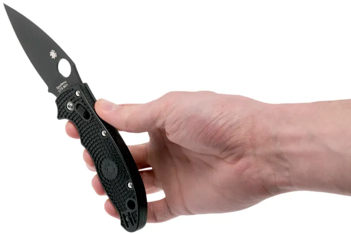 Ніж складаний Spyderco Manix 2 CTS-BD1N Lightweight Black Blade C101PBBK2