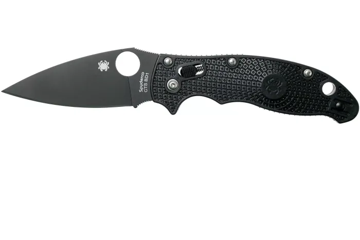 Ніж складаний Spyderco Manix 2 CTS-BD1N Lightweight Black Blade C101PBBK2