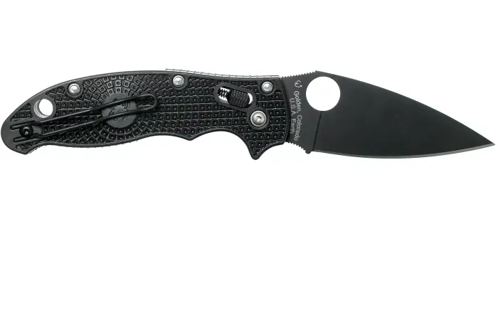 Ніж складаний Spyderco Manix 2 CTS-BD1N Lightweight Black Blade C101PBBK2