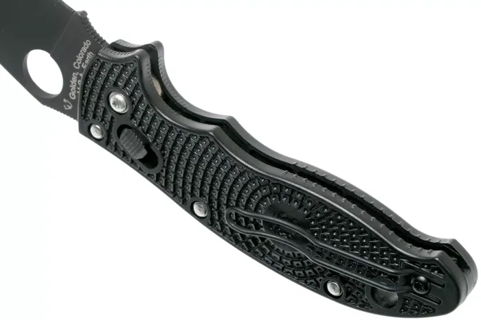 Ніж складаний Spyderco Manix 2 CTS-BD1N Lightweight Black Blade C101PBBK2