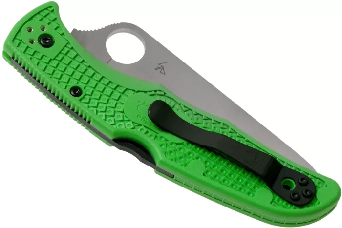 Ніж складаний Spyderco Pacific Salt 2 Green Serrated C91FSGR2