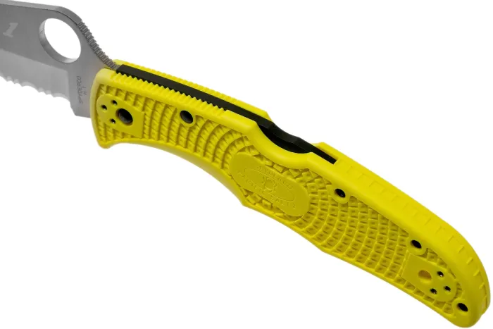 Ніж складаний Spyderco Pacific Salt 2 Serrated Yellow C91SYL2